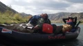 Zapakowany ekwipunkiem canoe Grabner Outside - wyprawa