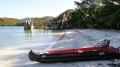 Canoe Grabner Speed na tropikalnej piaszczystej plaży