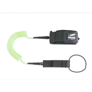 Smycz / leash zielona do deski SUP Indiana