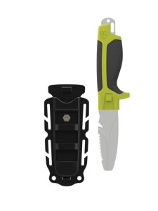 GearAid Nóż ratowniczy Tanu Dive and Rescue Green
