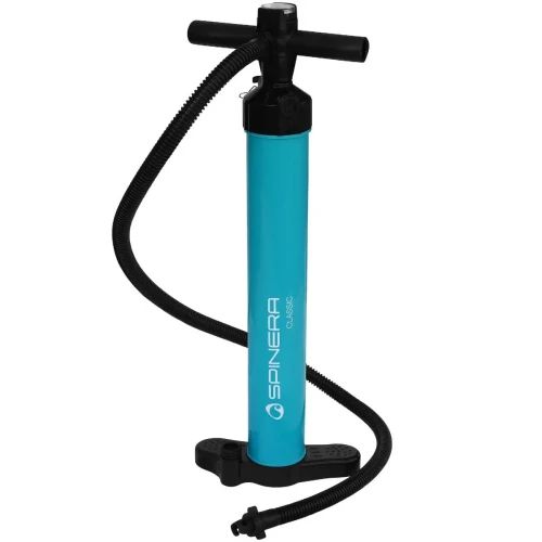 Spinera Classic Double Action – pompka ręczna do SUP 20 PSI z manometrem i wężem