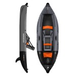 KOLOA X’Perience 305 na wodzie – stabilny kajak pompowany 1-os., ładowność do 180 kg KA2246_305-KAYAK_KOLOA-305_XPERIENCE-FRONT-SIDE