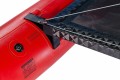 Połączenie belki z pływakiem – detal konstrukcji carbon Grabner.