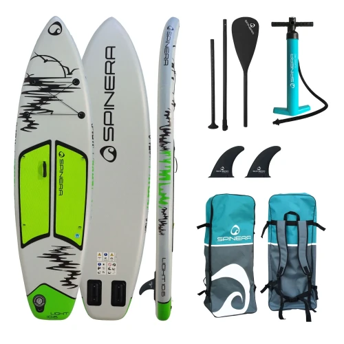 sUP SPINERA LIGHT 10.6 ULT 2025 green -spinera-01-light-10.6-set.webp