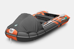 Ponton Gladiator Active C330 AD pomarańczowo - szary + markiza i torby