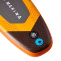 Deska sup Aqua Marina Go Turbo - widok z góry rufy, widoczny zawór i d-ring