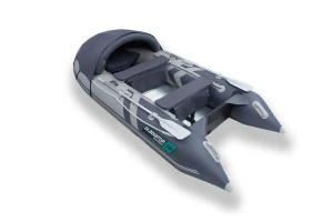 Ponton Gladiator Active C330 AL jasno-ciemno szary + markiza i torby