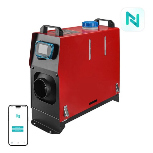 ogrzewanie postojowe 12V 5 kW – sterowanie Bluetooth w aplikacji mobilnej