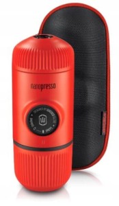 Przenośny ekspres do kawy WACACO Nanopresso Lava Red + etui