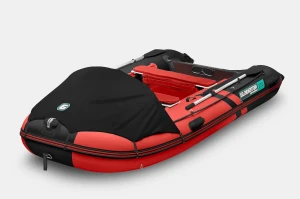 Ponton Gladiator Active C370 AL czerwono - czarny + markiza i torby 