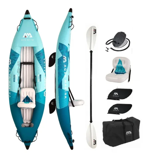 Kajak jednoosobowy Betta 312cm Aqua Marina 6954521600932 cały zestaw
