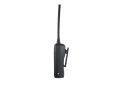 Radiotelefon VHF ICOM IC-M94DE AIS DSC GPS, profil boczny z klipsem do paska