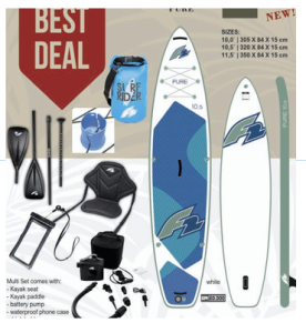 Deska SUP F2 Pure 11.5 Multiset COMBO White