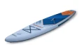 deska SUP Gladiator Elite 12.6LT Light – ujęcie pod kątem, widoczny pokład i linki bagażowe