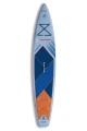 Gladiator Elite 12.6LT Light – pełny widok z góry, touring deckpad i bungee na dziobie
