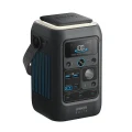 Anker SOLIX C300X DC 288Wh – ujęcie 3/4 z przodu, widoczny bok z kratką wentylacyjną i pasek transportowy