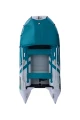 ponton Gladiator C330 AD morski biały z markizą i podłogą air deck widok z góry