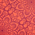 Mata do jogi MANDALA pomarańcz - Joga - Obraz nr5