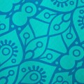 Mata do jogi MANDALA turkus - Joga - Obraz nr5