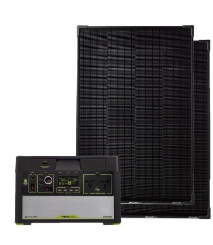 Goal Zero - Zestaw solarny z generatorem Yeti 1000X EU Lithium +  2x panel Boulder 100W  - Zasilanie EKO - Obraz nr4