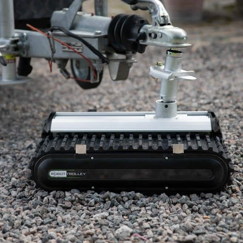 Robot Trolley z mocowaniem kulowym podłączonym do przyczepy